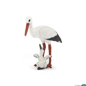 Fashion Stork Og Baby Stork Dyr