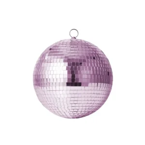 Clearance Mellem Diskokugle - Pink Lamper
