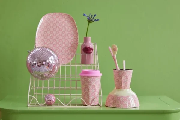Clearance Mellem Diskokugle - Pink Lamper