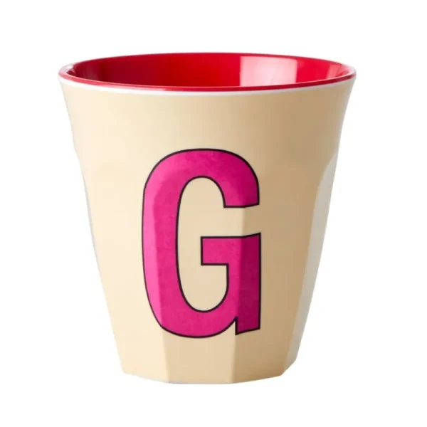Outlet Mellem Kop - Gul - G Alfabetkopper