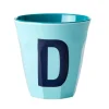 Store Mellem Kop - Mint - D Alfabetkopper