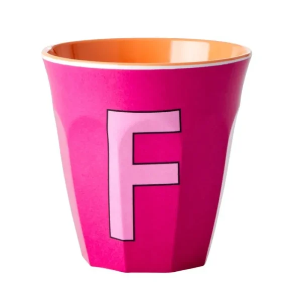 Clearance Mellem Kop - Morkepink - F Alfabetkopper