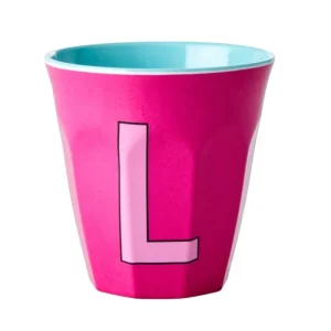 Discount Mellem Kop - Morkepink - L Alfabetkopper