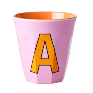 Clearance Mellem Kop - Pink - A Alfabetkopper