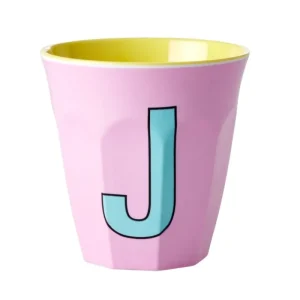Store Mellem Kop - Pink - J Alfabetkopper