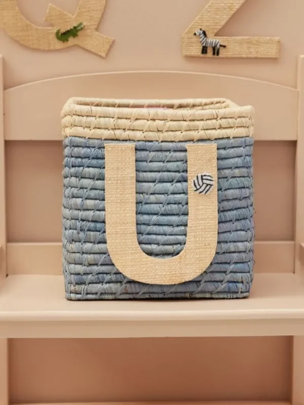 Outlet Raffia Klistermærker - U - Bold Klistermærker