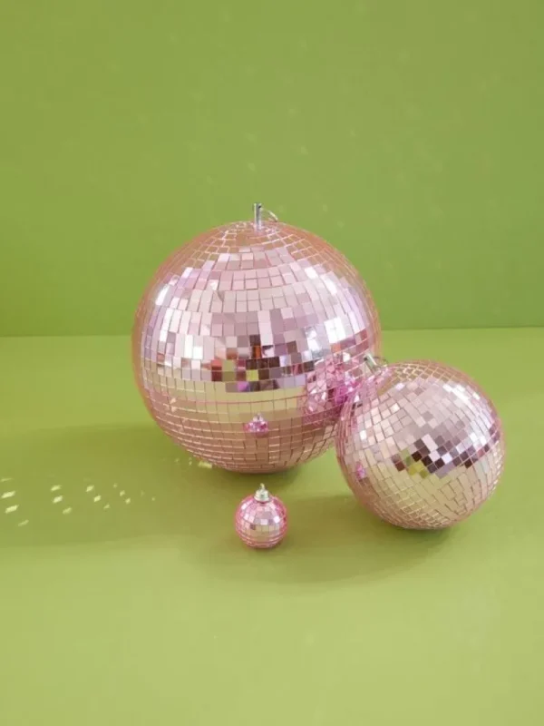 Sale Stor Diskokugle - Pink Lamper
