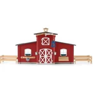 Fashion Red Barn With Animals And Accessories Dyr