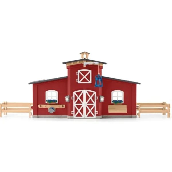 Fashion Red Barn With Animals And Accessories Dyr