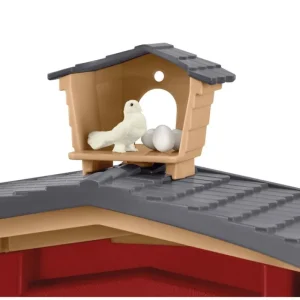 Fashion Red Barn With Animals And Accessories Dyr