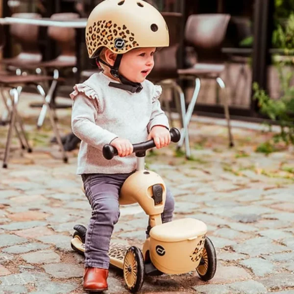 Store Scoot&Ride Highwaykick 1 Life, Leopard Løbecykler, Løbehjul & Cykelhjelme
