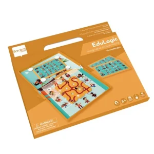 Store Magnetisk Logikspil - Piratlabyrint Spil