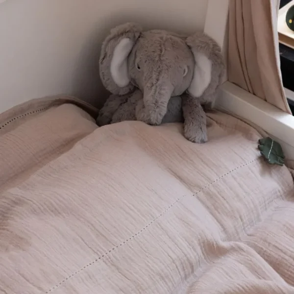 Best Musselin Sengetøj, Baby - Seabreeze Beige Sengetøj