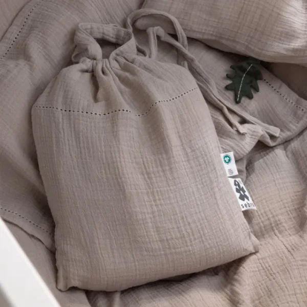 Best Musselin Sengetøj, Baby - Seabreeze Beige Sengetøj