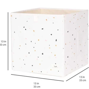 Best Sale Opbevaringskasse, Terrazzo/Creme Opbevaring