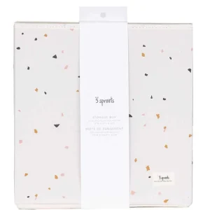 Best Sale Opbevaringskasse, Terrazzo/Creme Opbevaring