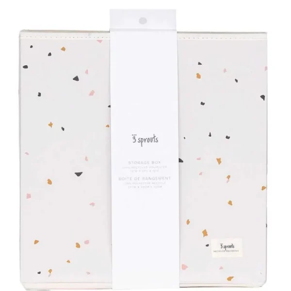 Best Sale Opbevaringskasse, Terrazzo/Creme Opbevaring