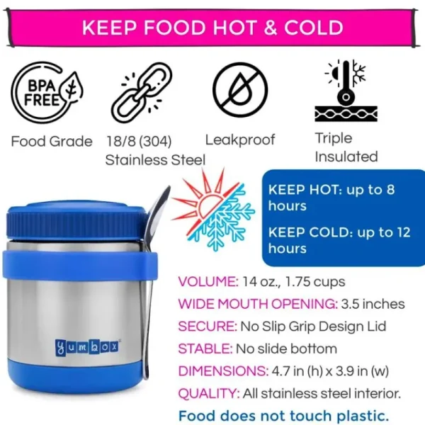 Shop Madbeholder 420 Ml, Neptune Blue Øvrigt Til Spisning