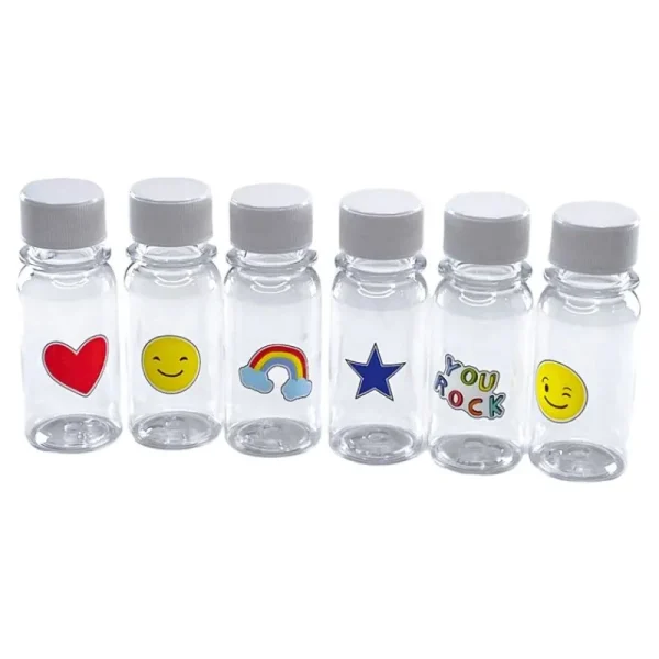 Fashion 6Pk Mini Juice Flasker Madpakken