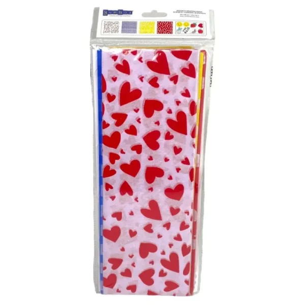 Outlet Sandwich Papir Wrap, Hjerter 40 Ark Madpakken