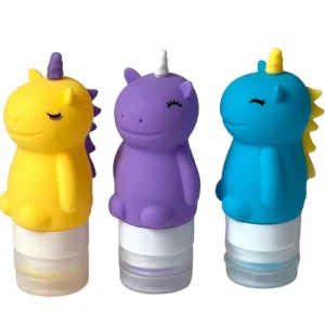 Store Squeeze Flaske, Unicorn Yellow Madpakken
